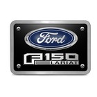 Ford F-150 Lariat 3d Black Thick Solid Billet Aluminum 2 Inch Tow Hitch Cover