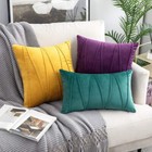 16  18  20  24  Velvet Soft Cushion Cover Pillow Case Sofa Home Decor