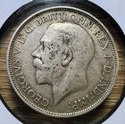 1914 One Florin George V Great Britain - Actual Silver Coin - Free Ship Inv129