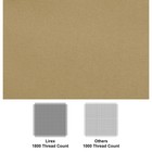 Twin Size Flat Sheet Ultra Soft Breathable Brushed 1800 Microfiber Top Khaki