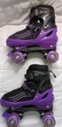 Fyhart Roller Skates Med Black W   Purple Wheels