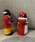Vintage African American Salt And Pepper Shakers Americana Collectible