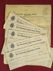 Antique 1918 First National Bank Statement   30 Canceled Checks  Washington Pa