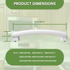 Microwave Door Handle For Ge Jnm3160df1bb Jnm3160df1cc Jnm3161df1cc Jnm3161df2ww