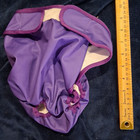 Baby   Toddler Reusable Swim Diaper Cover Solid Purple Nwot