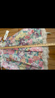 Vintage 80s 90s Girls Dress Floral  Puff Sleeve Lace Bow Size 12 Made In Usa