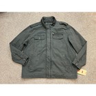 Levis Military Field Jacket Mens Xxl Grey New Utility Workwear Coat Outwear