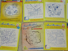 Aunt Martha s Hot Iron Transfers Lot Of 15 Vintage Set Preowned Some New   
