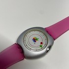 Vintage 1990-1995 Original Apple Computer Watch With New Pink Transparent Strap 