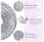 Swpeet 65 Feet Flexible Metal Tack Strip Three-tooth Upholstery Curve Ease Grip
