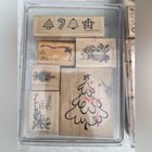 Lot Of 21 Vintage 90 s Stampin  Up  Stamps Christmas Holiday Theme Bundle