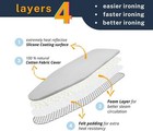 12 X 30 Inch Smart Table Top Ironing Board Cover And Pad With Standard Size  Fit