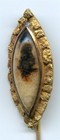Vintage Gold Rush   California   Alaska Gold Stickpin   Genuine Gold 18k Nuggets