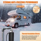 50ft Heated Water Hose For Rv heated Hose anti-freezing Temperature Down To -48  