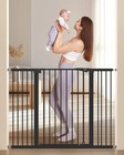 36  Extra Tall Baby Gate For Stairs - Auto Close Dog Gate For Doorways   Pets