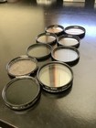 Lot Of 9 Camera Lens Attachments Filters