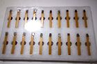 20pc 1 4  Carbide Tip Tipped Cutter Tool Bit Cutting Set For Metal Lathe Tooling