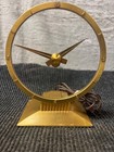 Vintage Jefferson Golden Hour Clock 580-101 Mcm Works  
