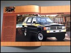 1987 Toyota 4runner Big Vintage Car Sales Brochure Catalog