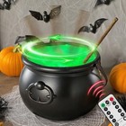 Spooky Halloween Decorations Indoor - Interactive Magic Stick Mixing Cauldron 