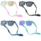 Polarized Infant Sunglasses With Strap - Unbreakable Flexible Toddler Shades 0-2