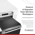 Silicone Stove Top Cover 28  20     Heat-resistant Glass Stove Protector Flat Tops