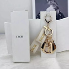 Dior Charm Gold Lucky Logo Design Keychain Gift New Key Chain With Box