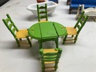 Vintage Mattel 1980   s    the Littles    Miniature Metal Dollhouse Furniture Set 