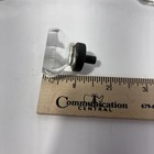 Vintage Lot Of 6 Clear Glass Cabinet Pull Knobs As Shown 1-1 2 In  W  Screws
