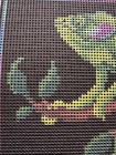 Printed Needlepoint Tapestry Canvas Only 7x9 5 Inch   Orchidea Chameleon