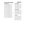 1 260 Piece Metric Class 8 8 Nut Bolt   Washer Assortment  fasteners Only 