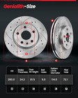 280mm Front Brake Pads Rotors   Caliper For 1990 -1999 Jeep Wrangler Cherokee