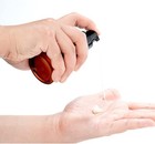 2 Pcs Empty 30ml Brown Refillable Glass Lotion Pump Bottle - Cosmetic Sample