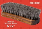 Horsehair Shoe Brush - Shoe Polish Brush For Leather - Medium  5 9  X 1 96 