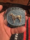 Horse Shoe Western Cowboy Belt Buckle 