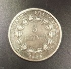 French Colonies 5 Cent Bronze Coin