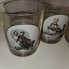 Norman Rockwell Glasses Set Of 4 Drinkware Collector Series Vintage