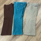 Vintage Boys Lacoste Izod Pants Lot 3 Preppy Trousers Age 6 