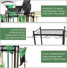 Garden Tool Organizer  Yard Organizer For Garage Organizer With Wheels  Up To 48