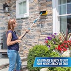Unger Professional Lock-on Ez Extend Pro Telescopic Pole Extension 2 6 To 5 3