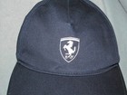 Vtg Ferrari  formula 1 Club  Black Ball Hat Sport Cap Italian Flag Official Merc