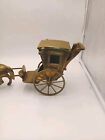 Vintage Antique Solid Brass Horse   Carriage Heavy   15  Long  Lanterns 1 680kg 