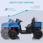 Asypets Electric Stroller Jc222 Farmer Buggy Dual 12v7ah 28 8v800ah - Blue