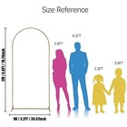1x Metal Arch Backdrop Stand Wedding Frame For Birthday Party 4ft - 6 6ft 7 2ft