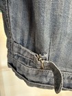 Vintage 70s 80s Ralph Lauren Western Country Railroad Stripe Jacket Side Buckles
