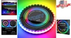 Colorful Led Frisbee With Motion Sensors - Ideal For Parties  Camping   Gifts