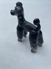 Vintage Mid Century Black Gray Standard Poodle Figurine