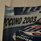 Vintage 2003 Pocono Racing Miller Lite Sexy Blonde Woman Advertising Beer Poster