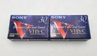 Sony Vhs-c Video Camcorder Tapes 30 Min Tc-30vhgf Lot Of 2 New Sealed
