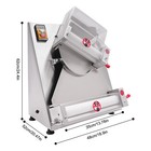 4-16  Commercial Electric Pizza Dough Roller Sheeter Pastry Press Making Machine